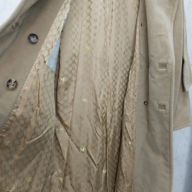 Max Mara MaxMara Camel Wool Long Coat for Women 0089 Size M / US 6-8 / IT 42-44 - 5 Thumbnail