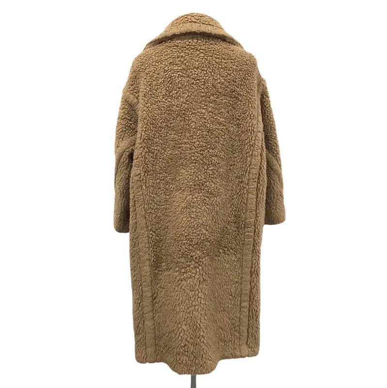 Max Mara MaxMara Brown Alpaca Wool Women's Coat 0089 Size XS / US 0-2 / IT 36-38 - 2 Thumbnail