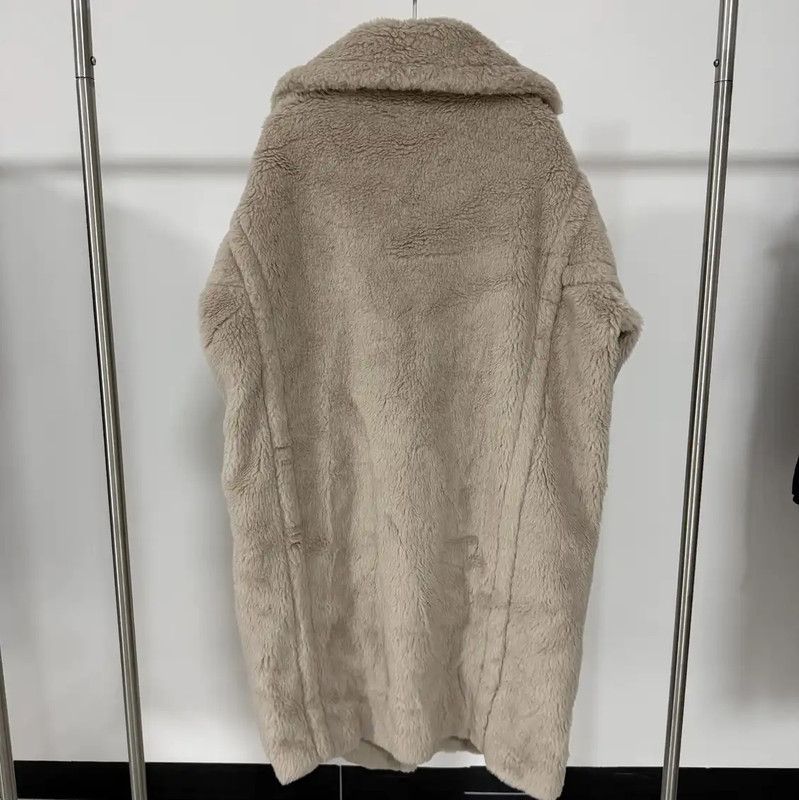 Max Mara MaxMara Beige Alpaca Wool Women's Coat 0089 Size S / US 4 / IT 40 - 2 Thumbnail