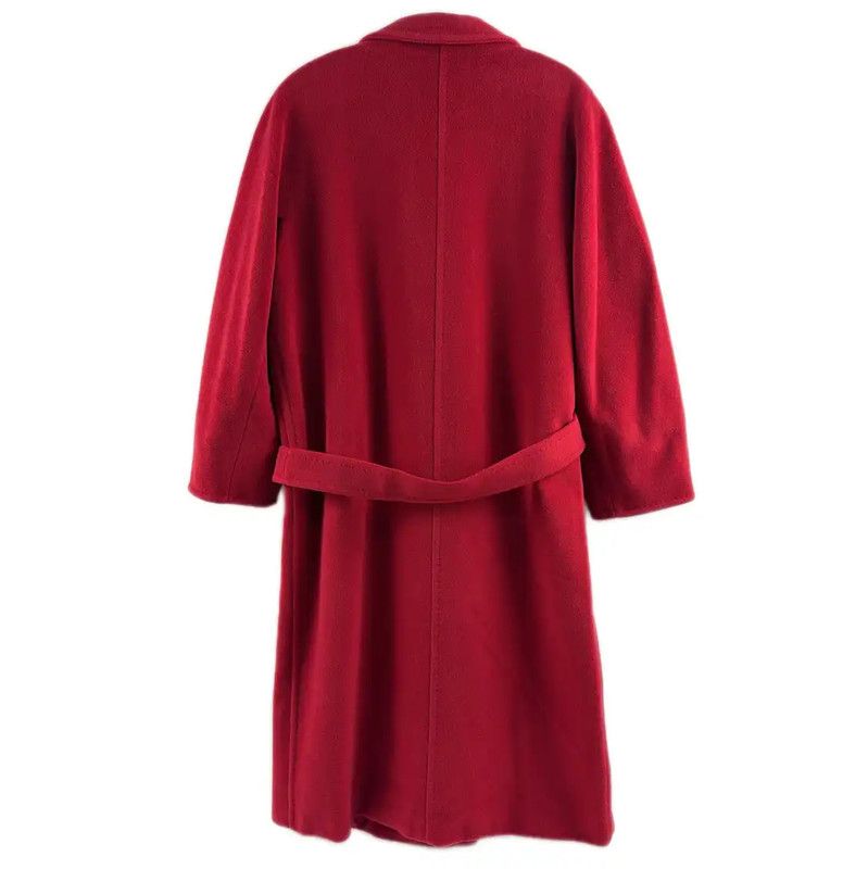 Max Mara MaxMara Red Wool Women's Coat 0089 Size ONE SIZE - 2 Thumbnail
