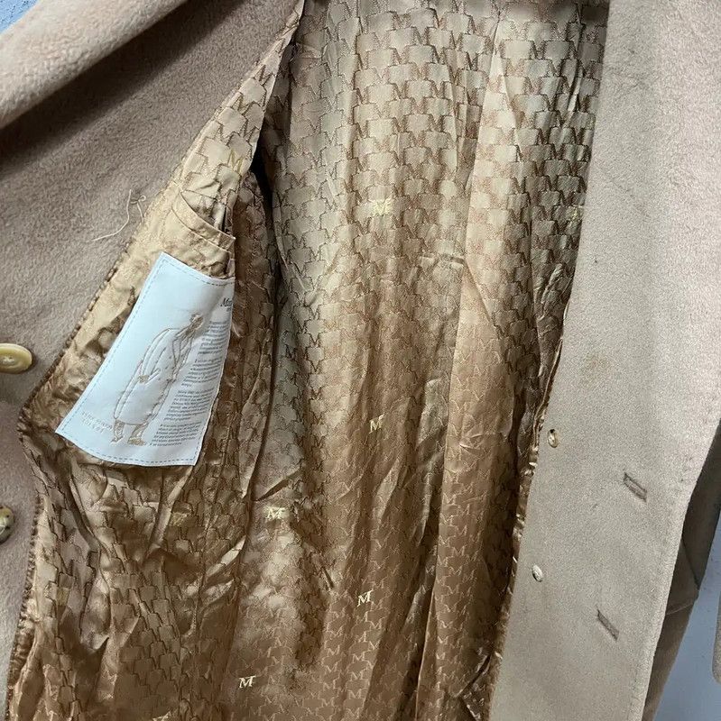 Max Mara MaxMara Cashmere Double-Breasted Coat for Women 0089 Size XXS / US 00 / IT 34 - 4 Thumbnail