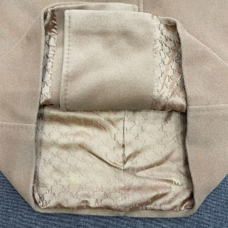 Max Mara MaxMara Beige Alpaca Wool Women's Coat 0089 Size M / US 6-8 / IT 42-44 - 7 Thumbnail
