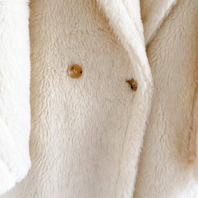 Max Mara MaxMara Winter White Alpaca Long Coat 0089 Size M / US 6-8 / IT 42-44 - 6 Thumbnail