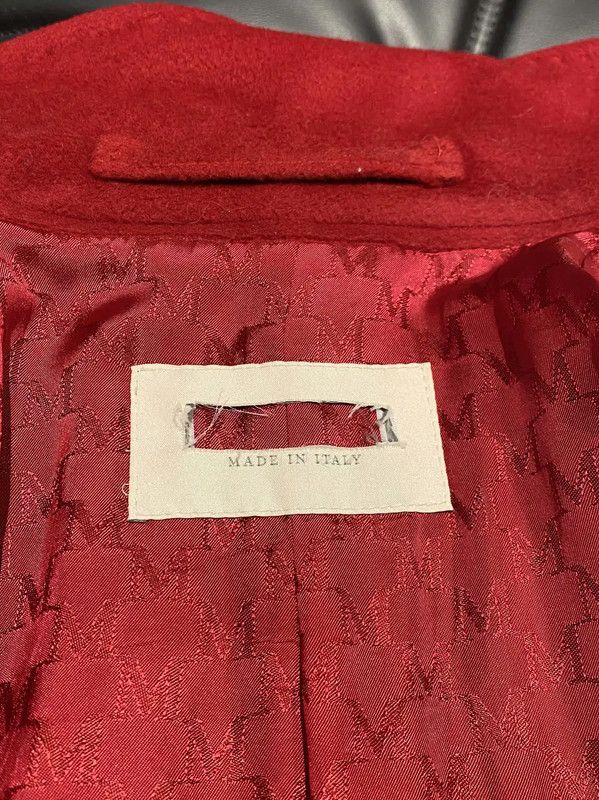 Max Mara MaxMara Red Cashmere Winter Coat for Women 0089 Size M / US 6-8 / IT 42-44 - 5 Thumbnail