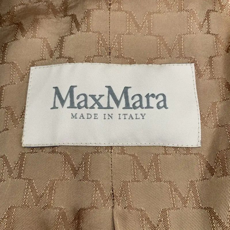 Max Mara MaxMara Brown Wool Women's Overcoat 0089 Size S / US 4 / IT 40 - 6 Thumbnail