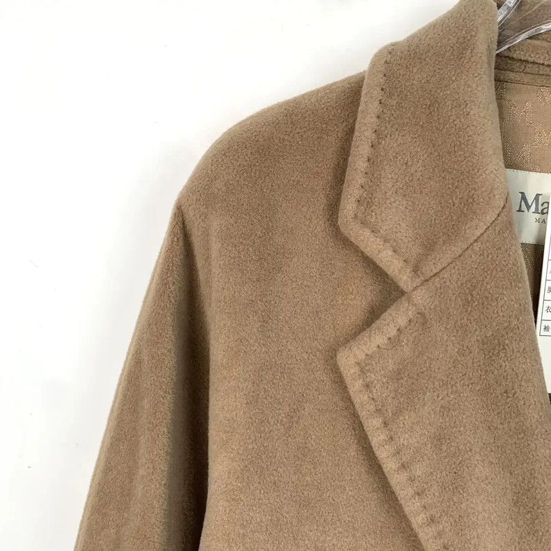 Max Mara MaxMara Brown Wool Women's Overcoat 0089 Size S / US 4 / IT 40 - 3 Thumbnail