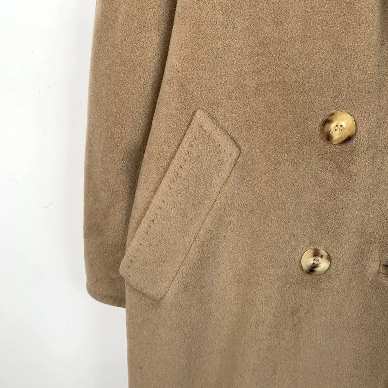 Max Mara MaxMara Brown Wool Women's Overcoat 0089 Size S / US 4 / IT 40 - 4 Thumbnail