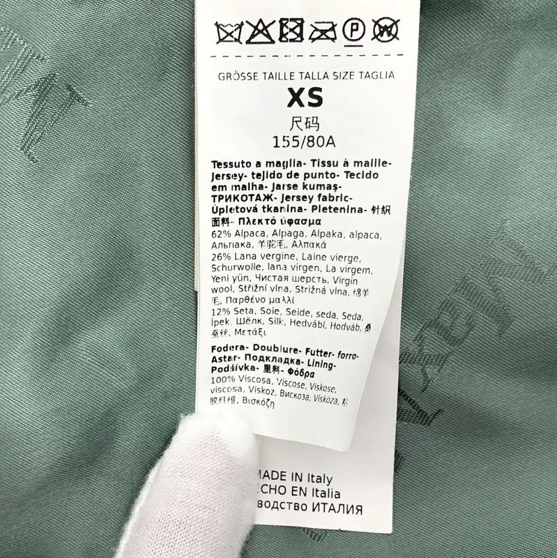 Max Mara MaxMara Cozy Green Alpaca Wool Coat 0089 Size XS / US 0-2 / IT 36-38 - 6 Thumbnail