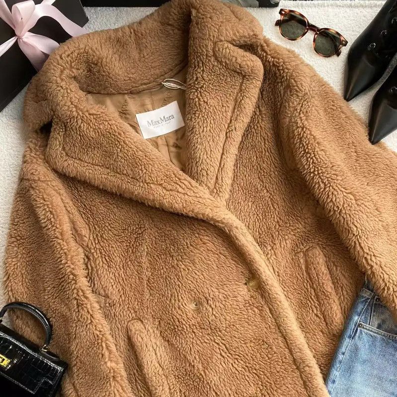 Max Mara MaxMara Cozy Camel Wool Coat for Women 0089 Size M / US 6-8 / IT 42-44 - 4 Thumbnail