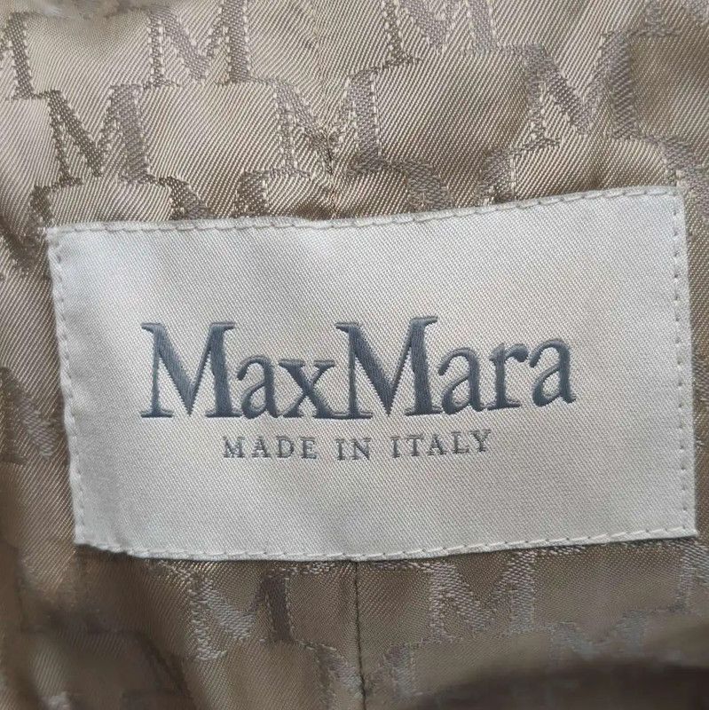 Max Mara MaxMara Gray Cashmere Blend Long Coat 0089 Size S / US 4 / IT 40 - 4 Thumbnail
