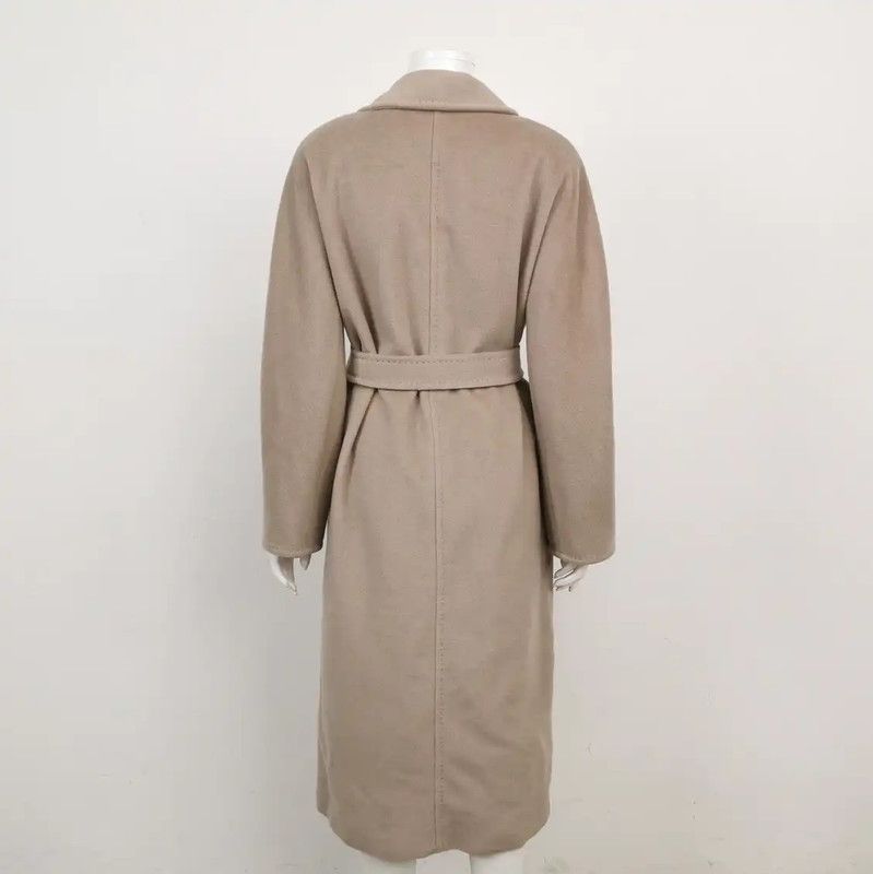 Max Mara MaxMara Gray Cashmere Blend Long Coat 0089 Size S / US 4 / IT 40 - 2 Thumbnail