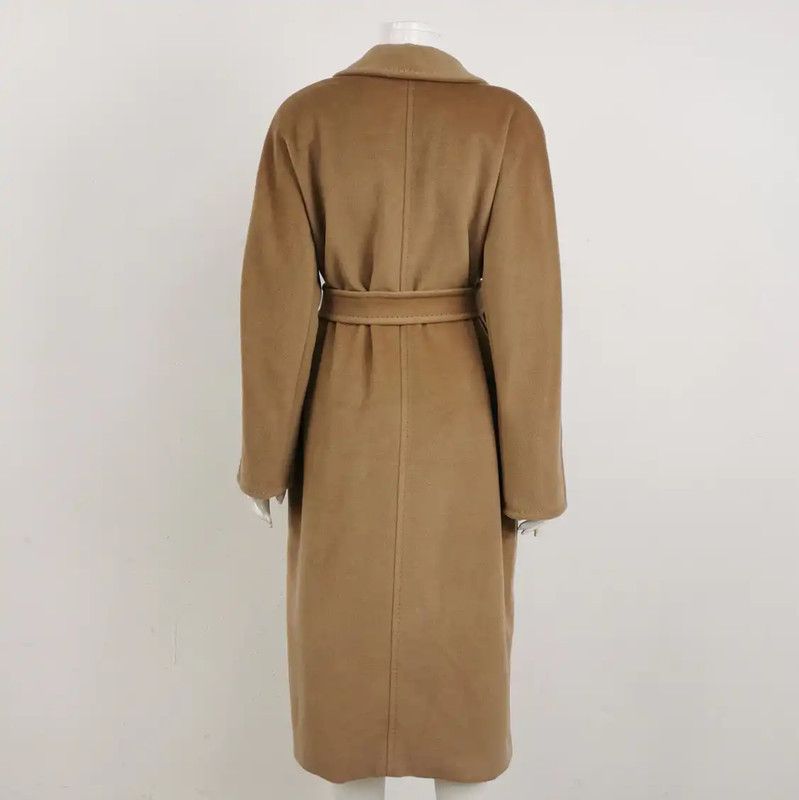 Max Mara MaxMara Camel Wool Blend Long Coat 0089 Size S / US 4 / IT 40 - 2 Thumbnail