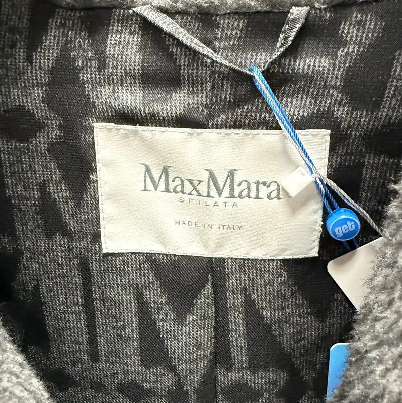 Max Mara MaxMara Gray Wool Women's Coat 0089 Size S / US 4 / IT 40 - 7 Thumbnail