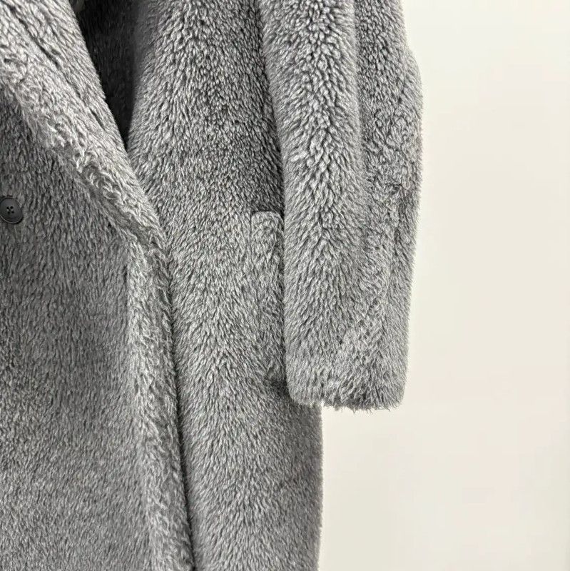Max Mara MaxMara Gray Wool Women's Coat 0089 Size S / US 4 / IT 40 - 6 Thumbnail
