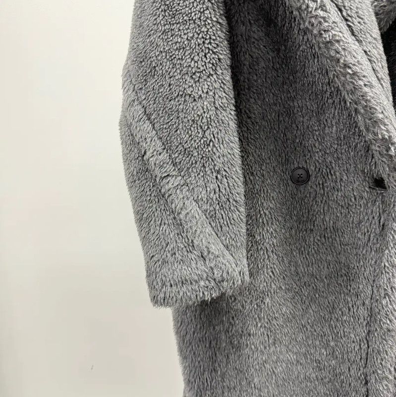 Max Mara MaxMara Gray Wool Women's Coat 0089 Size S / US 4 / IT 40 - 5 Thumbnail