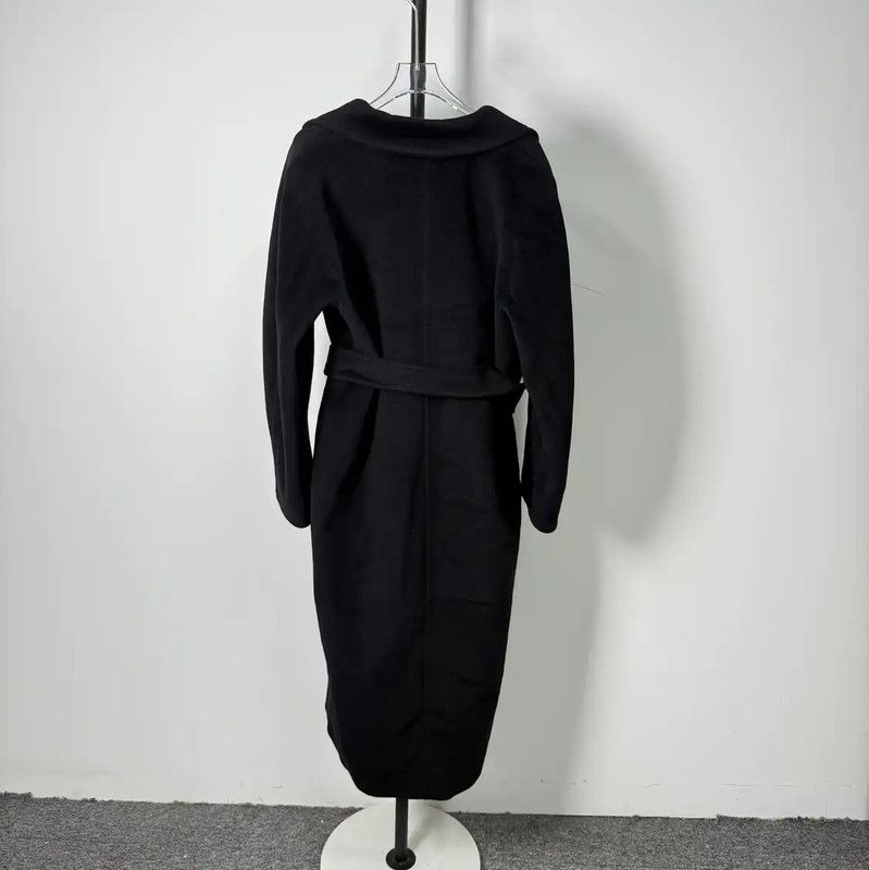 Max Mara MaxMara Black Wool Women's Coat 0089 Size S / US 4 / IT 40 - 2 Thumbnail