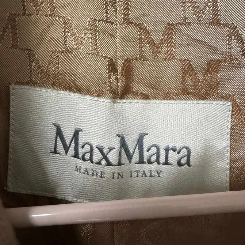 Max Mara MaxMara Camel Alpaca Wool Women's Coat 0089 Size S / US 4 / IT 40 - 6 Thumbnail
