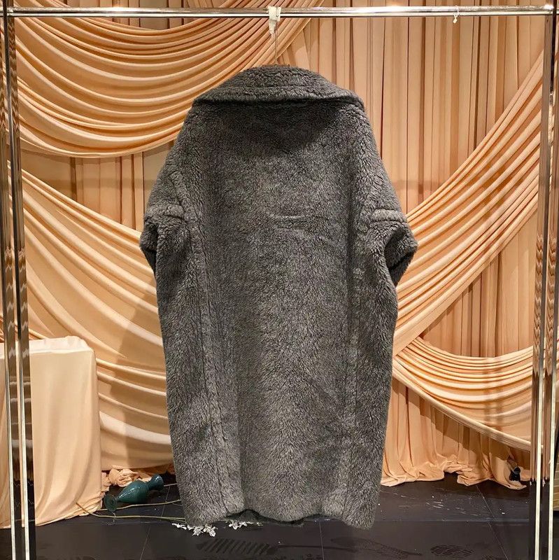 Max Mara MaxMara Gray Wool Women's Coat 0089 Size S / US 4 / IT 40 - 2 Thumbnail
