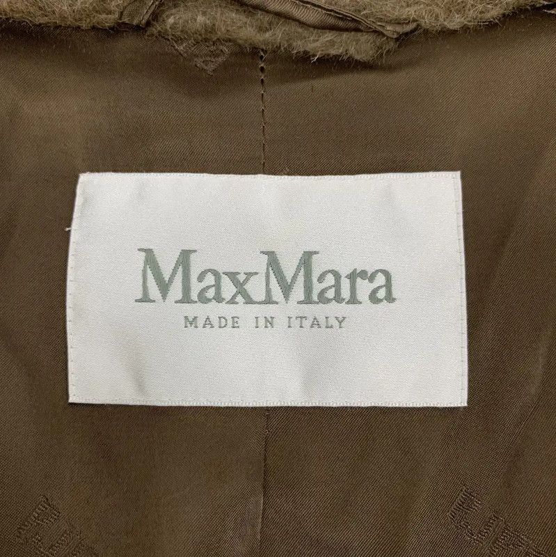 Max Mara MaxMara Brown Alpaca Wool Women's Coat 0089 Size XS / US 0-2 / IT 36-38 - 5 Thumbnail