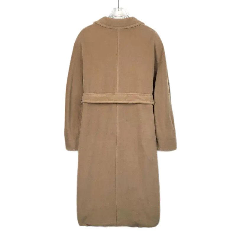 Max Mara MaxMara Brown Wool Women's Coat 0089 Size XS / US 0-2 / IT 36-38 - 2 Thumbnail