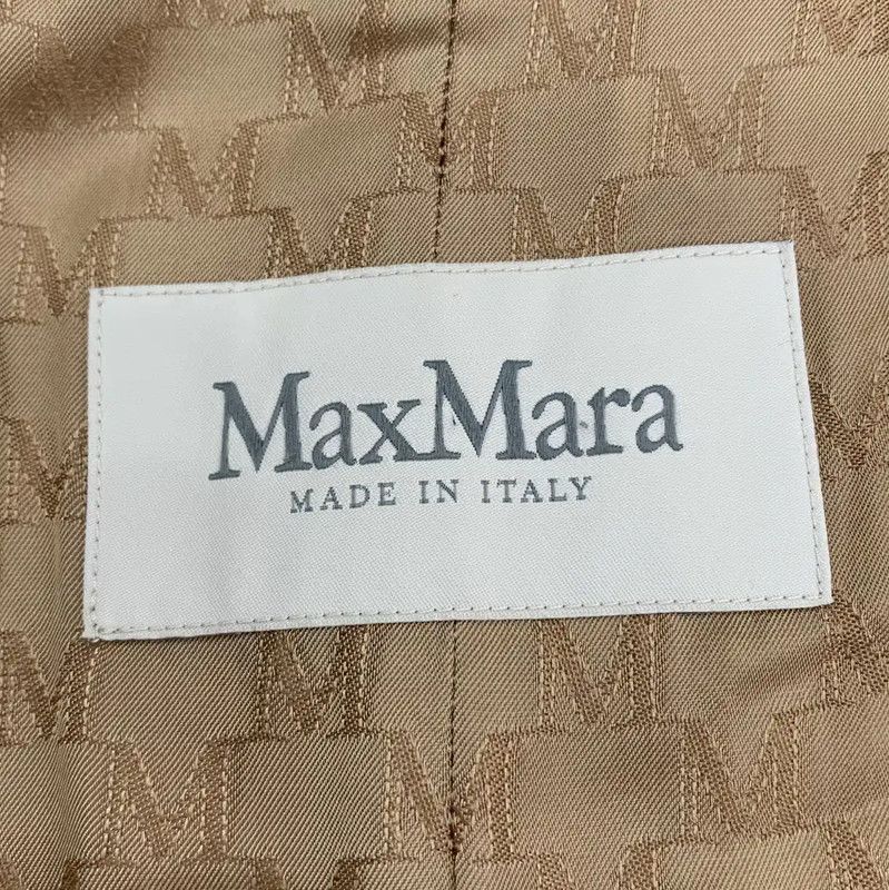 Max Mara MaxMara Brown Wool Women's Coat 0089 Size XS / US 0-2 / IT 36-38 - 6 Thumbnail