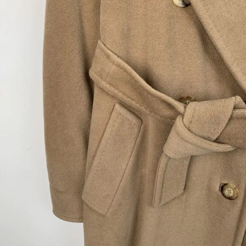 Max Mara MaxMara Brown Wool Women's Coat 0089 Size XS / US 0-2 / IT 36-38 - 4 Thumbnail