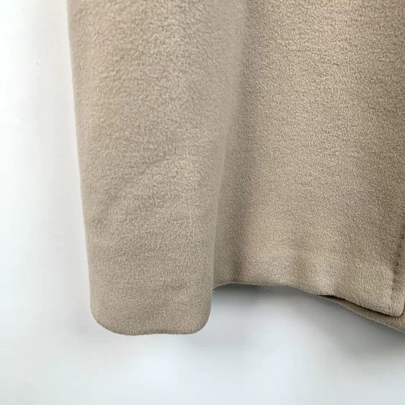 Max Mara MaxMara Beige Double-Breasted Women's Coat 0089 Size XS / US 0-2 / IT 36-38 - 5 Thumbnail