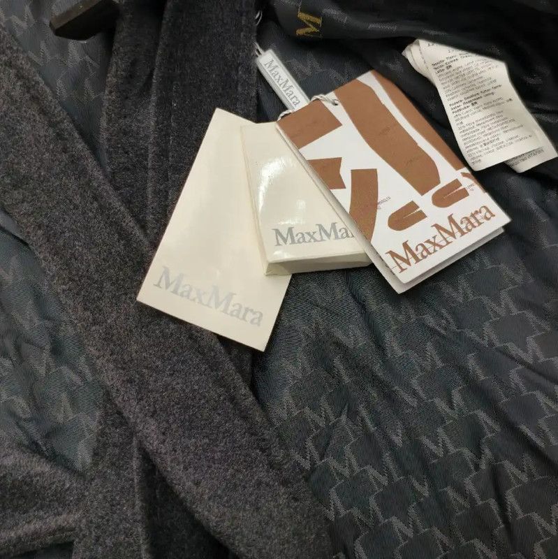 Max Mara MaxMara Gray Wool Ladies' Coat 0089 Size XL / US 12-14 / IT 48-50 - 5 Thumbnail