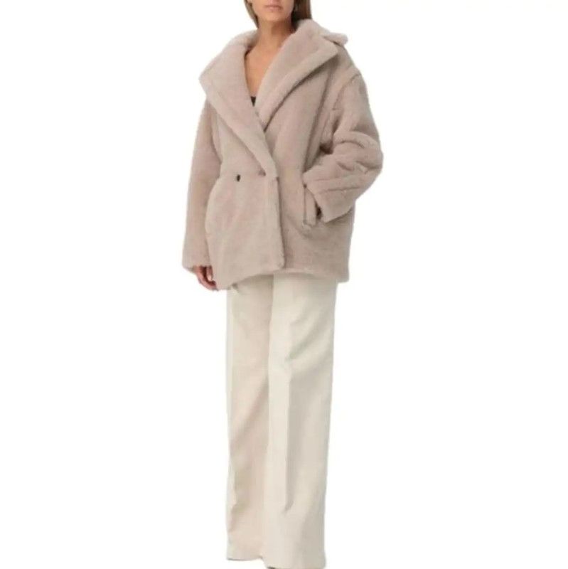 Max Mara MaxMara Light Brown Wool Women's Overcoat 0089 Size S / US 4 / IT 40 - 8 Thumbnail