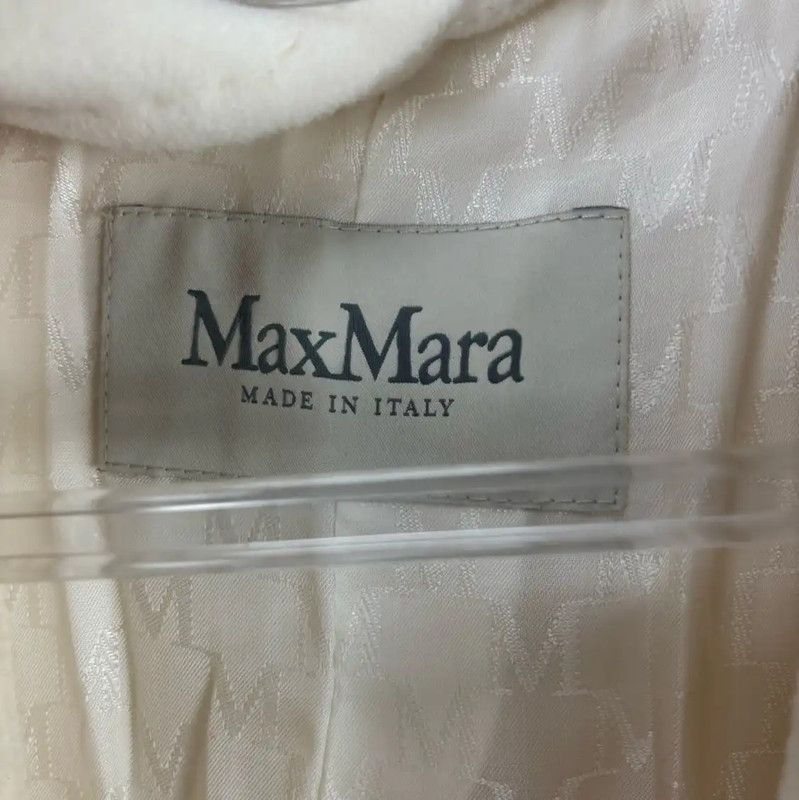 Max Mara MaxMara Cream Cashmere Women's Overcoat 0089 Size M / US 6-8 / IT 42-44 - 4 Thumbnail