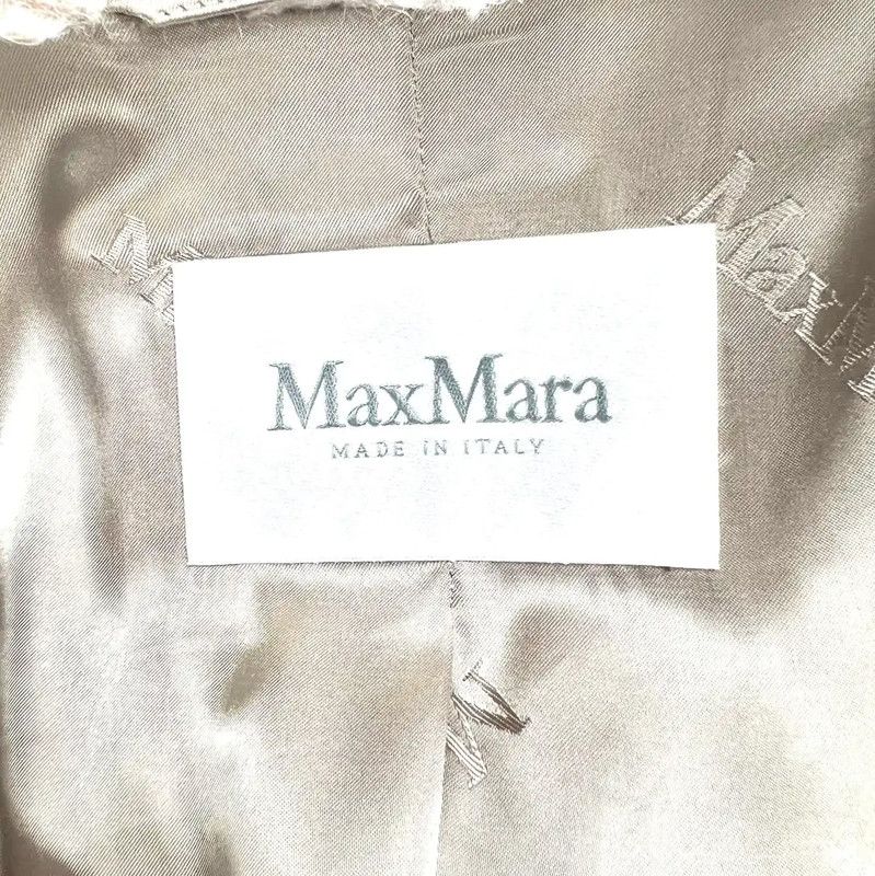 Max Mara MaxMara Gray Cotton Women's Coat 0089 Size S / US 4 / IT 40 - 3 Thumbnail