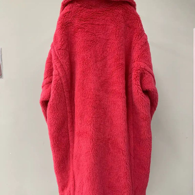 Max Mara MaxMara Pink Wool Women's Coat 0089 Size S / US 4 / IT 40 - 3 Thumbnail
