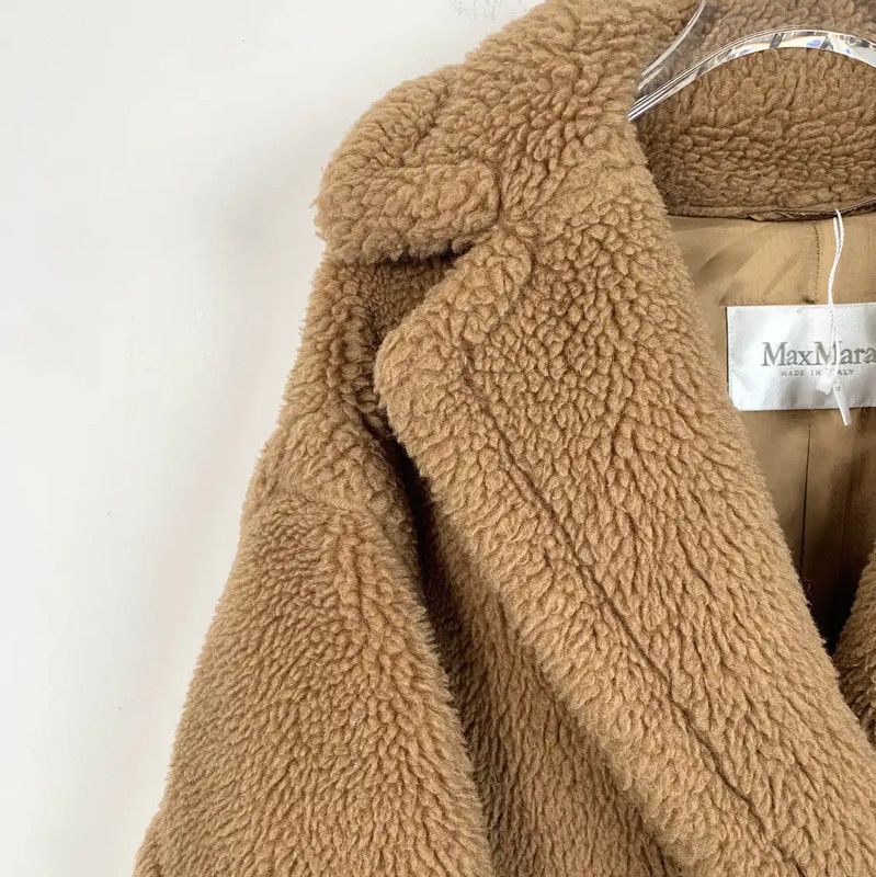 Max Mara MaxMara Chic Khaki Alpaca Wool Coat 0089 Size S / US 4 / IT 40 - 3 Thumbnail