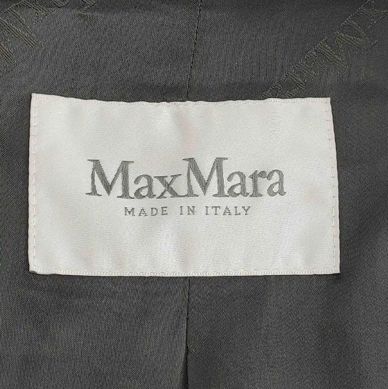 Max Mara MaxMara Gray Wool Women's Coat 0089 Size S / US 4 / IT 40 - 5 Thumbnail