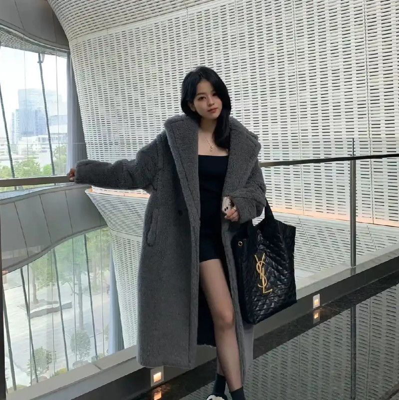 Max Mara MaxMara Gray Wool Women's Coat 0089 Size S / US 4 / IT 40 - 7 Thumbnail