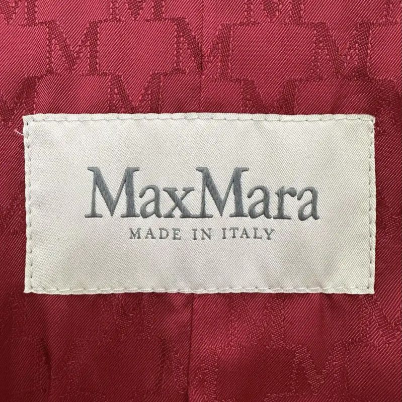 Max Mara MaxMara Red Wool Long Coat 0089 Size M / US 6-8 / IT 42-44 - 10 Thumbnail