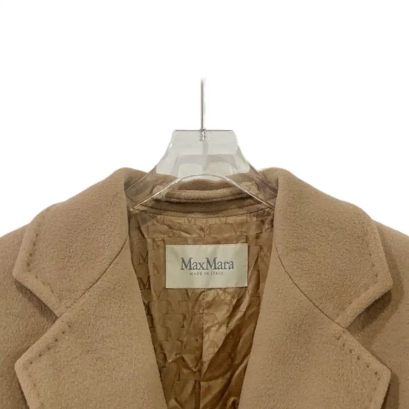 Max Mara MaxMara Beige Wool Women's Coat 0089 Size XXS / US 00 / IT 34 - 3 Thumbnail