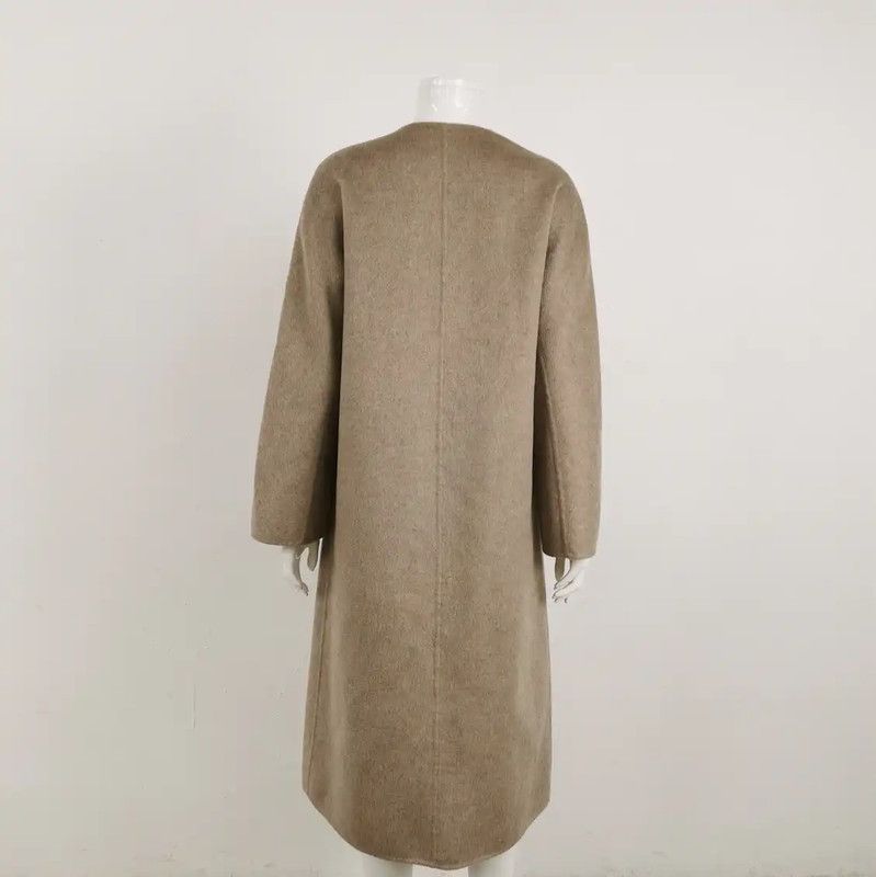 Max Mara MaxMara Cashmere Coat in Beige for Women 0089 Size L / US 10 / IT 46 - 2 Thumbnail