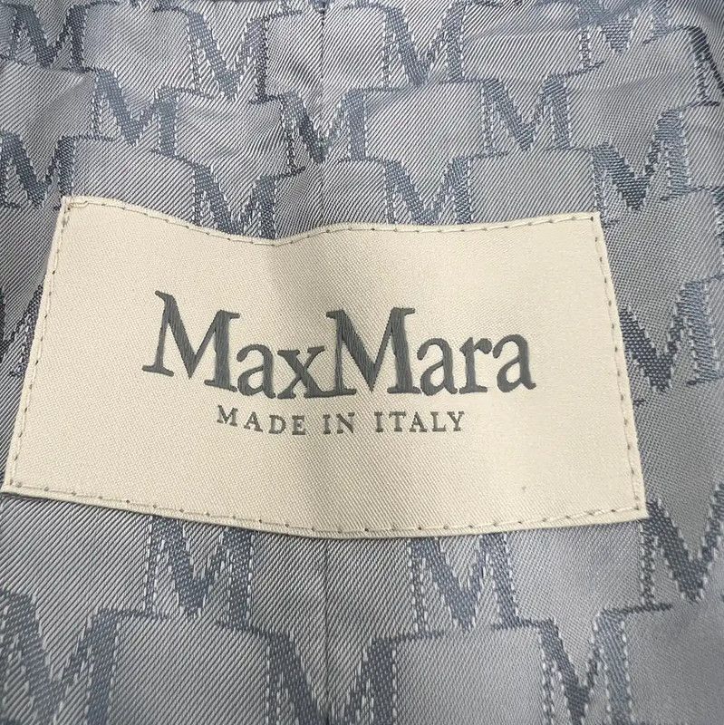 Max Mara MaxMara Sea Blue Cashmere Women's Coat 0089 Size L / US 10 / IT 46 - 3 Thumbnail