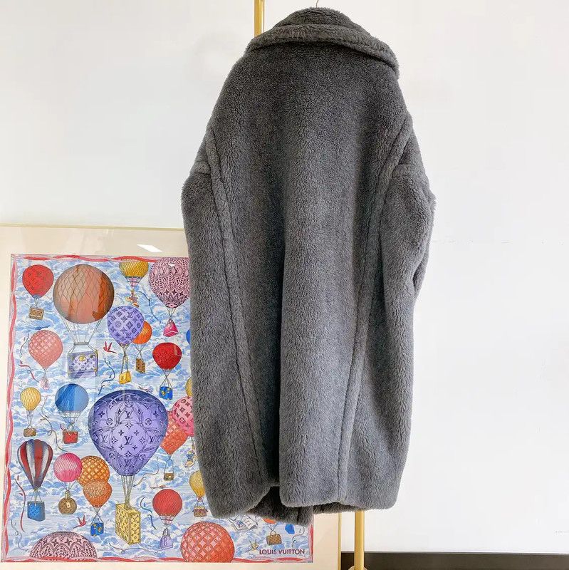 Max Mara MaxMara Winter Gray Wool Long Coat 0089 Size S / US 4 / IT 40 - 2 Thumbnail