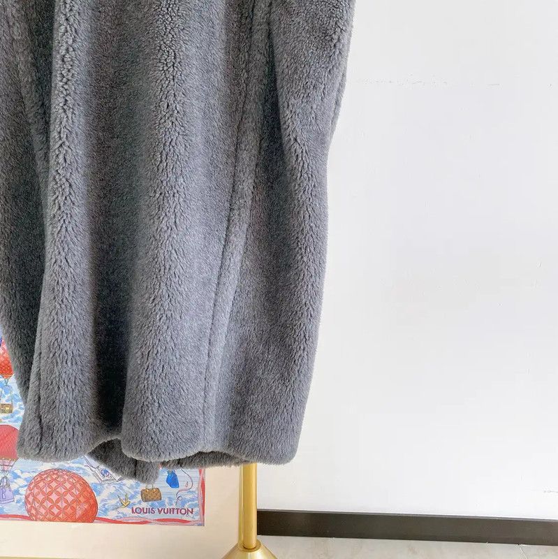 Max Mara MaxMara Winter Gray Wool Long Coat 0089 Size S / US 4 / IT 40 - 6 Thumbnail