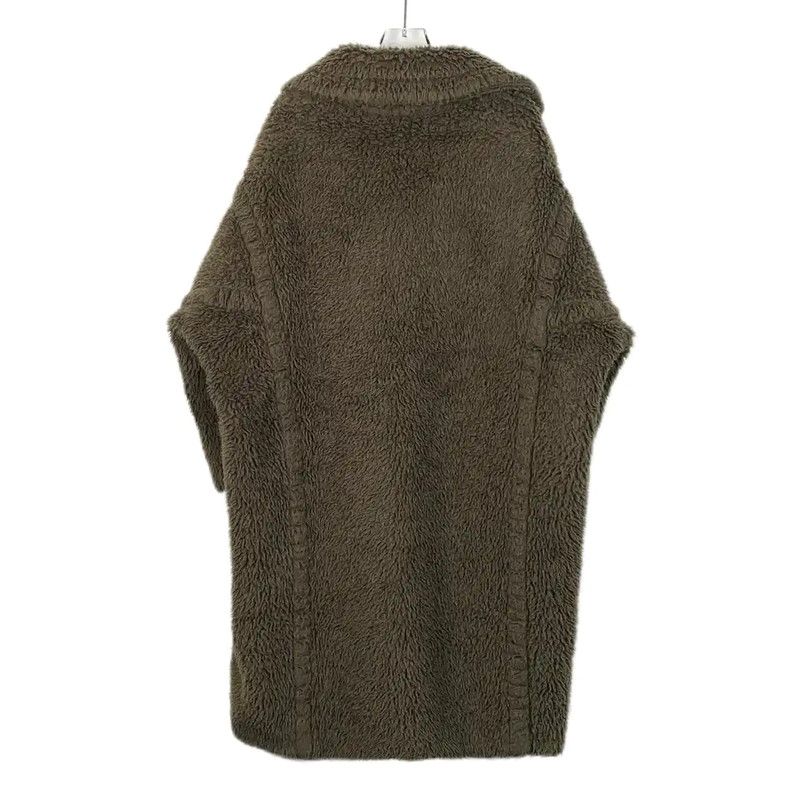 Max Mara MaxMara Olive Green Alpaca Wool Coat 0089 Size M / US 6-8 / IT 42-44 - 2 Thumbnail