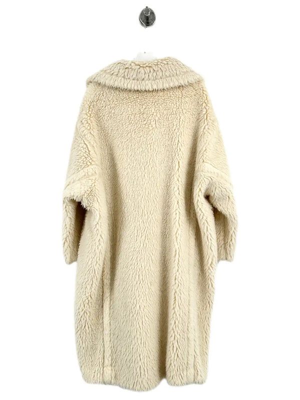 Max Mara MaxMara Cream Wool Women's Coat 0089 Size S / US 4 / IT 40 - 2 Thumbnail