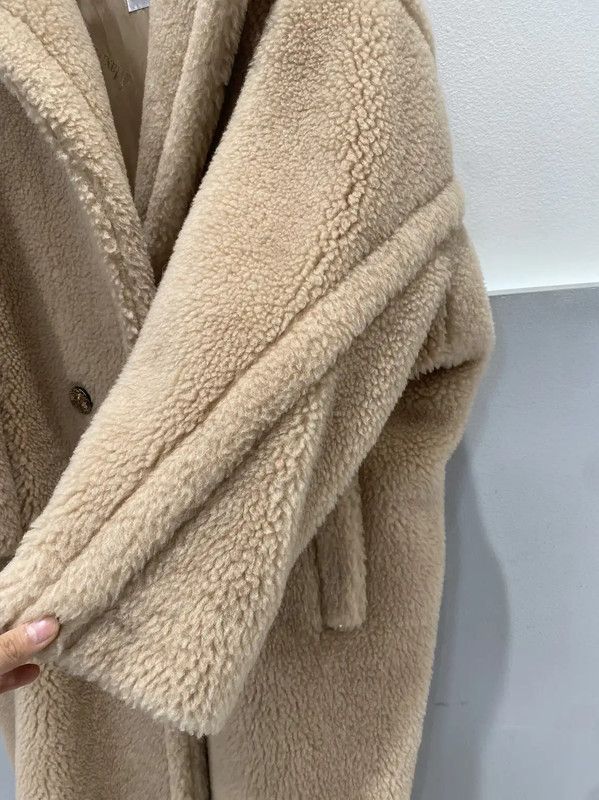 Max Mara MaxMara Winter Camel Alpaca Long Coat 0089 Size S / US 4 / IT 40 - 9 Thumbnail