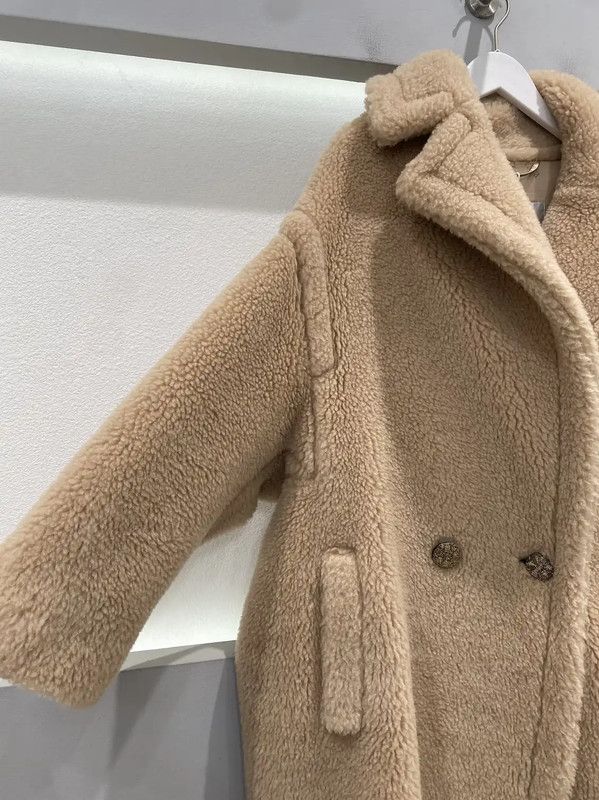 Max Mara MaxMara Winter Camel Alpaca Long Coat 0089 Size S / US 4 / IT 40 - 10 Thumbnail