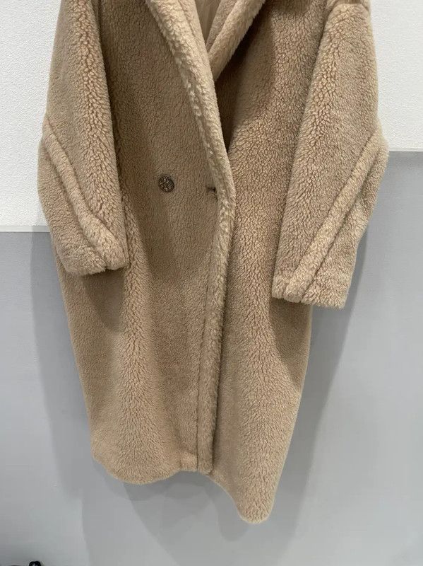 Max Mara MaxMara Winter Camel Alpaca Long Coat 0089 Size S / US 4 / IT 40 - 4 Thumbnail