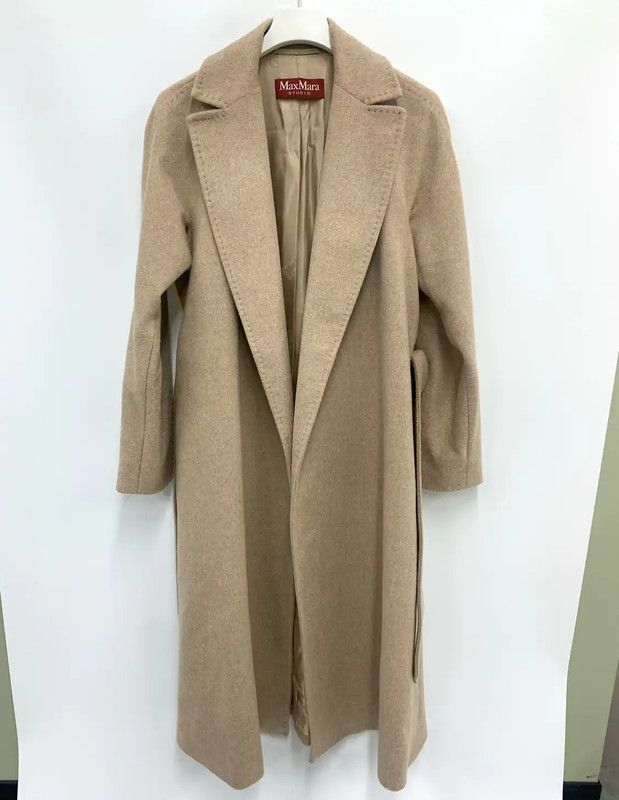 Max Mara MaxMara Khaki Women's Coat Size L 0089 Size L / US 10 / IT 46 - 2 Thumbnail