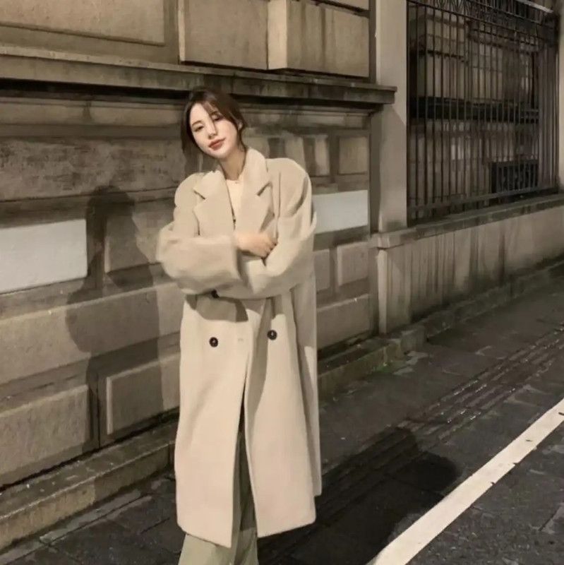 Max Mara MaxMara Elegant Brown Women's Long Coat 0089 Size S / US 4 / IT 40 - 6 Thumbnail