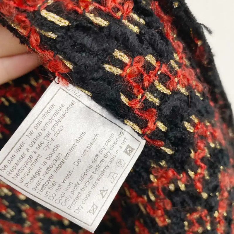 Chanel Chanel Winter Color Block Wool Coat 0089 Size S / US 4 / IT 40 - 4 Thumbnail