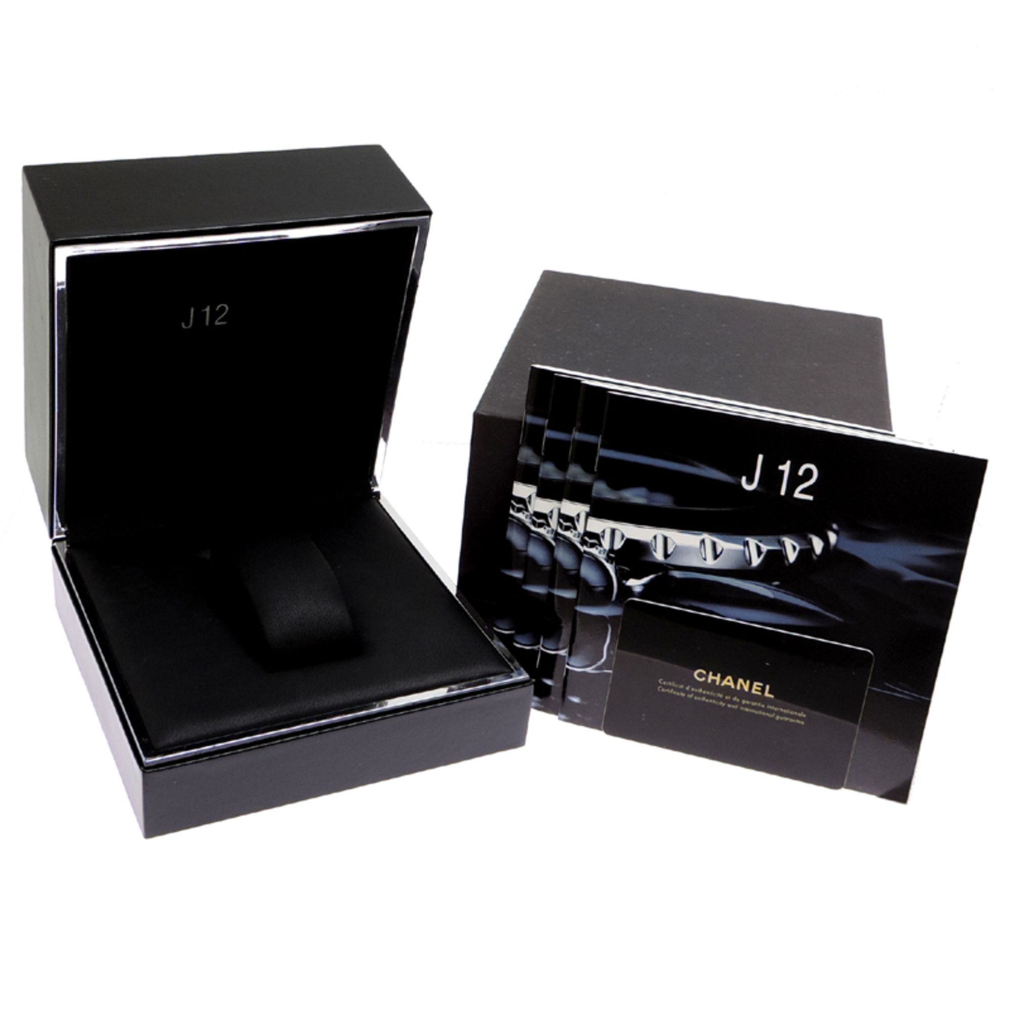 Chanel Chanel J12 38MM Bezel with Black Diamonds, Women's Watch H0970 Size ONE SIZE - 8 Thumbnail